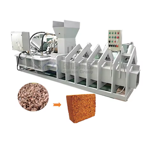 OEM Professional Coconut Husk Cutter & Coconut Coir Briquette Packing Machine with Bearing Automatic Operation Eco-Friendly