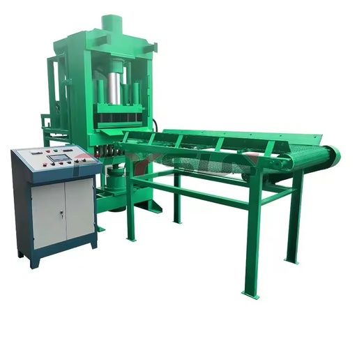 Hydraulic Briquette Press Machine Square Barbecue Combustible Charcoal Briquette Press Machine