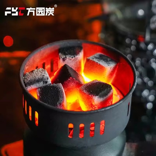 Extended Burn Time Square Hookah Charcoal Pure Coconut Shell Cube Briquettes Machine-Made Low Ash No Odor