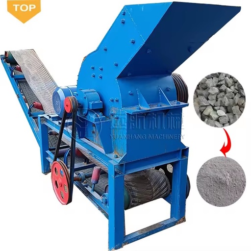 Soil Hammer Mill Crusher River Pebbles Cobblestone Crushing rubble Concrete