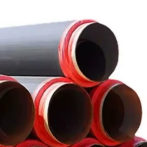 API Certified Round Steel Pipe for Chilled Water Gas Oil Project Thermal Insulation Polyurethane Foam HDPE Jacket ERW Technique
