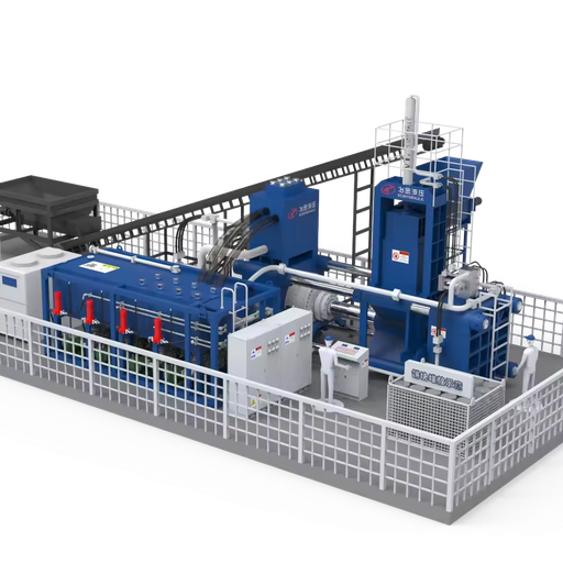 Horizontal 1250ton Steel Iron Metal Chips Briquette Machine