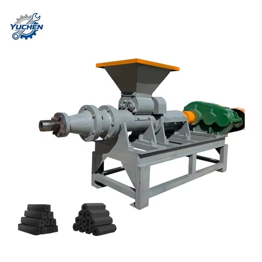 Industrial Charcoal Briquette Making Press Machine | Coconut Shell Wood Olive Waste Coal Dust Extruding Machine for BBQ