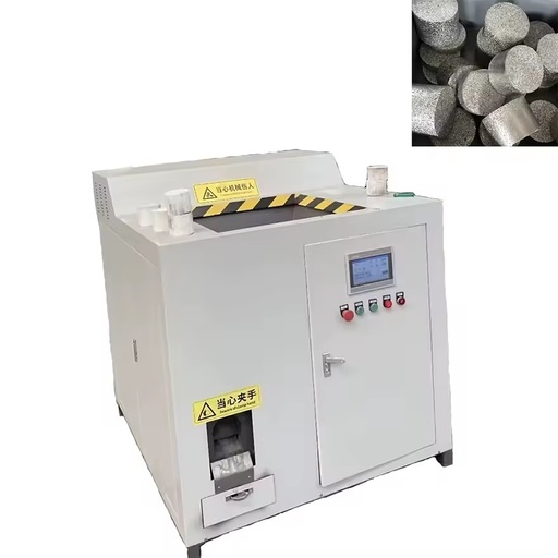 metal chips briquetting press machine tin manufacturing Metal Powder Briquetting Machine tray animal bailing