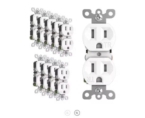 15A 125V US Electrical Plug Power Receptacle Socket Switch U.S. and Canadian Electrical Standard Approved
