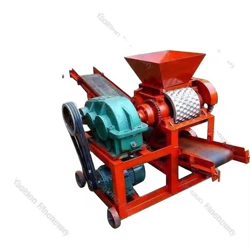 Automatic Wood Coconut Coal Pressure Ball Molding Briquetting Machine for Corn Cob Sawdust Straw Biomass Fuel.
