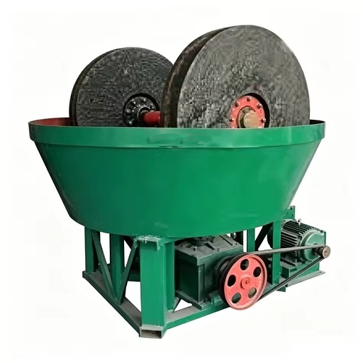 Wet Pan Gold Mill Double Roller Gold Grinding Mill for Gold Silver Ore Processing