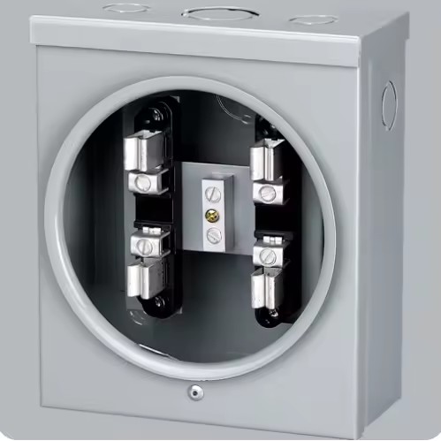 Meter Socket at Meter Socket Ample Gutter Space for Easy Wiring the Fixed Hub Size 1/2 Inch to 2-1/2 Inch for Option