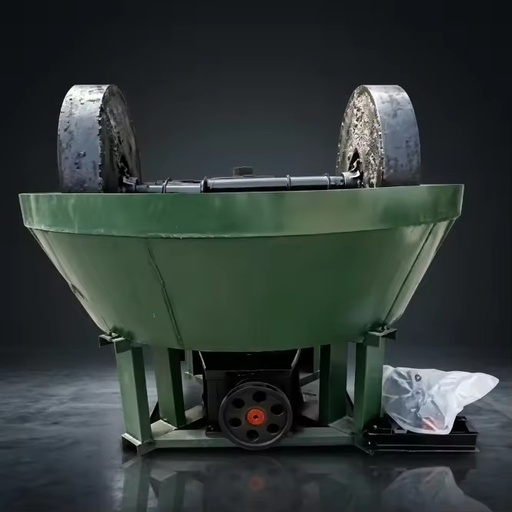 Factory Direct Twenty Five MM Max Input Energy Saving Rock Ore Grinding Wet Pan Mill for Gold Mining Fine Feed Processing