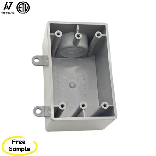 Schedule 40 ETL Certified 1-Gang FSE Exposed Box PVC Weatherproof Electrical Box PVC Conduit Switch Device Boxes 22.5