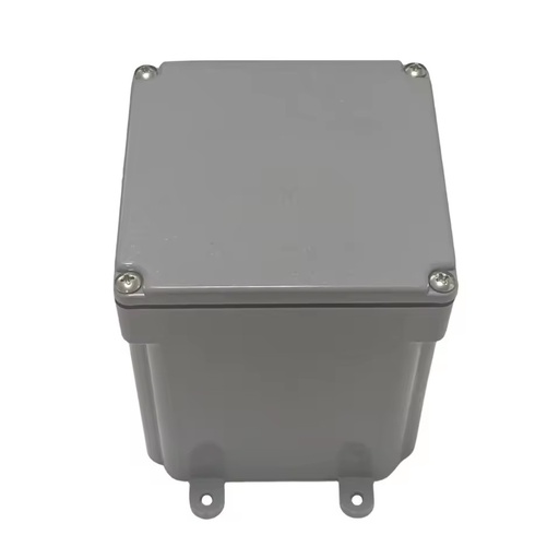 4" X 4" X 2" PVC Junction Box With Screw Cover Gray Marine Outlet Box 50 Square Waterproof Electrical Box ETL Listed