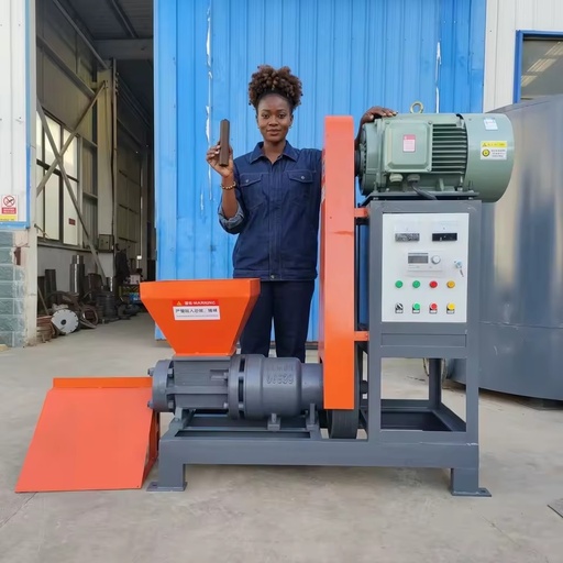 Heavy-Duty Industrial Biomass Briquette Press Large Torque Motor Drive Briquette & Charcoal Production Line