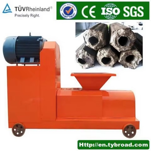 Biomass Charcoal Briquettes Machine Sawdust Rice Husk Briquette Maker BBQ Briquette Making Machine with Final 50-70mm