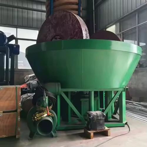 High Efficiency Competitive Price Gold Mill Mining Equipment High Quality Wet Disc Mill Motor Bearing Gearbox 3-5 T/H Capacity