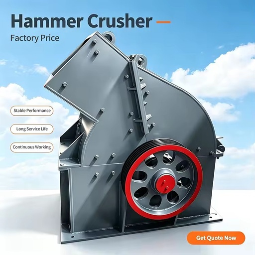 Best Selling Portable diesel Rock Crusher Suitable for Small Gold Mining Sites Hammer Crusher