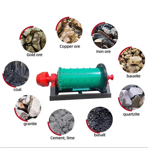 1-3 Ton/Hour Small Gold Mine Ball Mill Grinder Used for Gold Copper Iron Ore Quarry Best Price