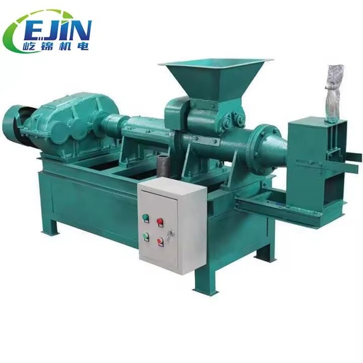 High-Capacity Automatic Charcoal Briquette Making Machine Compact Mini Coal Briquette Sticks Rod Extruder for Charcoal Factorie