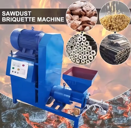 Hard Wood Sawdust Charcoal Machine Briquettes Wood Machine Sawdust Briquette Extruder Forming Press