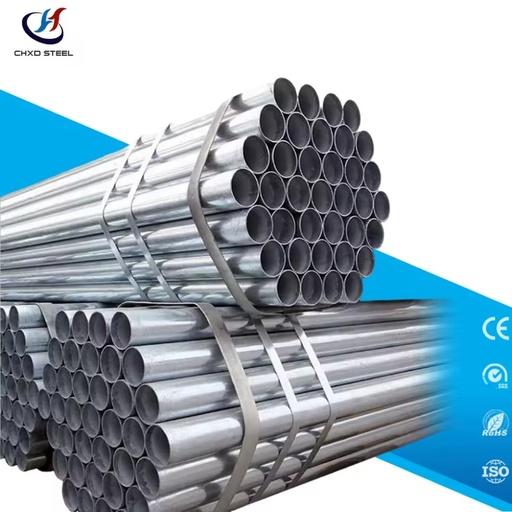 Hot Dipped Pre Galvanized Gi Steel Pipe Round Tube 1/2 3/4 1 1.5 2 4 Inch 6M 5.8M Length Competitive Price