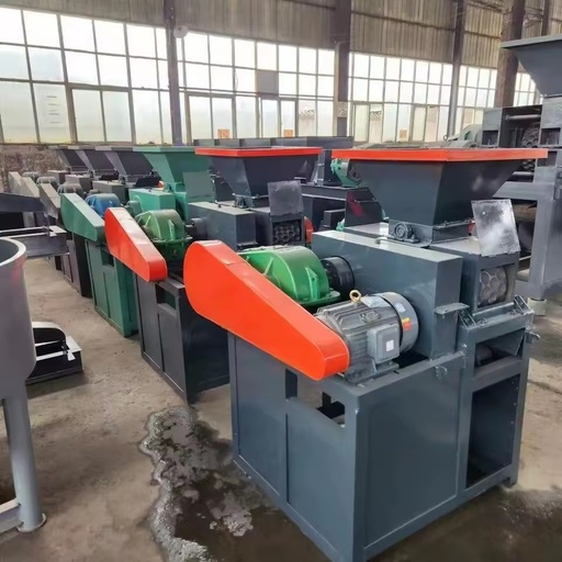 Mining Double Roller Briquette Machine, Complete Set for Coal Coke Activated Carbon Briquette Production