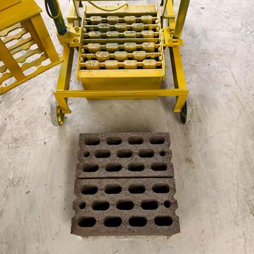 Two Bricks at a Time Honeycomb Briquettes Oval Hole Brick Machine Manual Beginners Use 2025 New