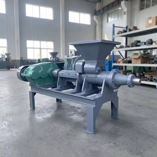 Stable Coal/Carbon Briquette Making Machine with AC Motor High Capacity 150-500kg/h PLC Controlled