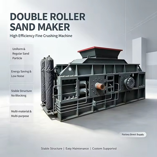 High Quality and Durable Quartz Ceramic Raw Material Energy-saving Roller Crusher Roll Crushing Mill