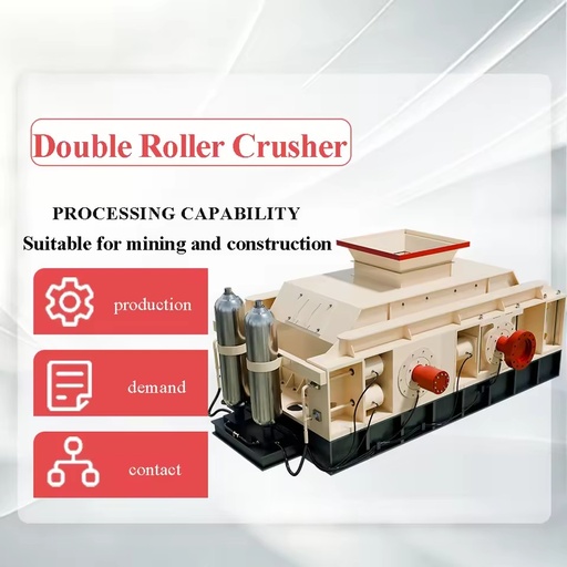 High-Torque Teeth Roller Crusher, Fine Powder Grinding Machine of Motor Drive in Stone Pebble Gypsum Cement Aggregate Mill Lines