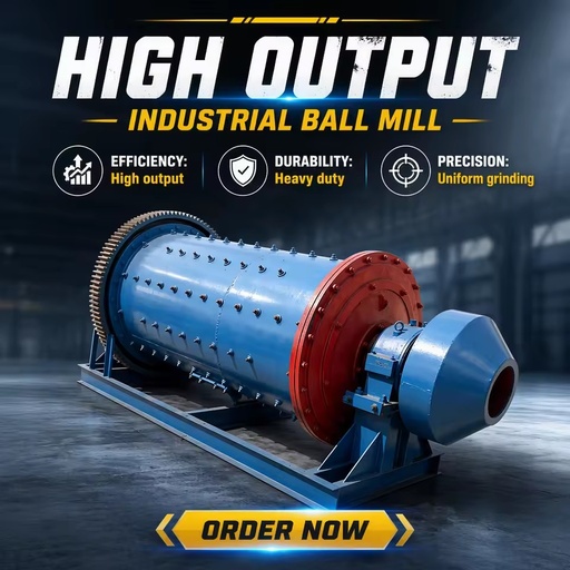 High Capacity HK 2400x4500 Grid Type Ball Mill 10-28TPH Iron Ore Copper Ore Gold Ore Limestone Wear Resistant Mining Machine