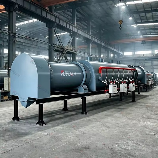 Continuous Carbonization Furnace Industrial Charcoal Making Machine for Wood Chips Rice Husk Coconut Shell Biomass