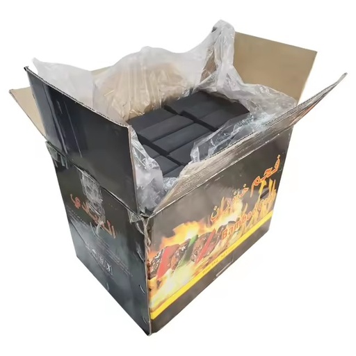 HQBQ0002 Fast Delivery Bamboo Powder Compressed Charcoal Color Carton for Winter Warming Charcoal