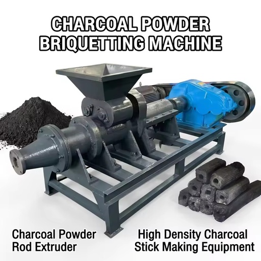Charcoal Powder Briquetting Machine Charcoal Powder Rod Extruder
