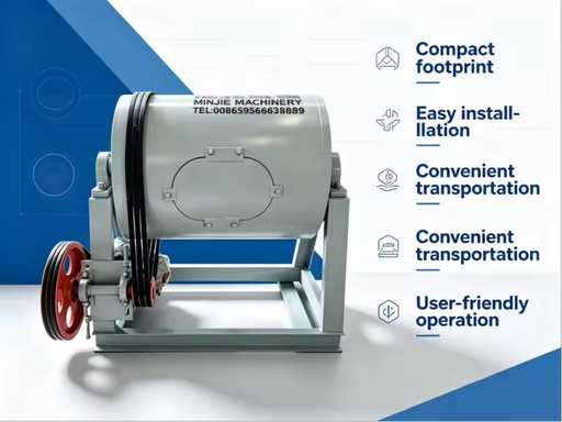 Lab Ball Mill, Small Grinding Equipment Equipped with AC Motor and Bearing Structure