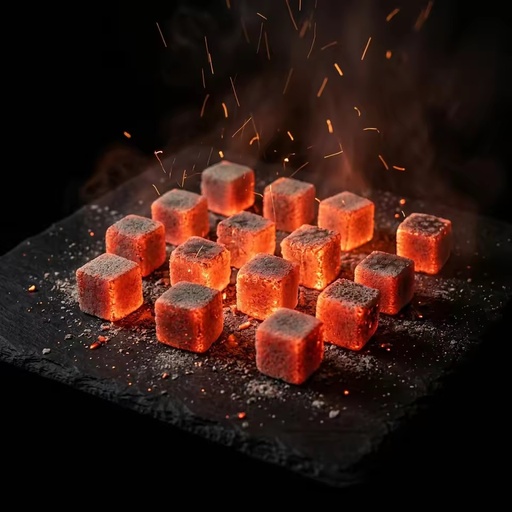 Indonesian Shisha Charcoal Sale: Coconut Shell Hookah Briquettes Enhanced with Activated Carbon