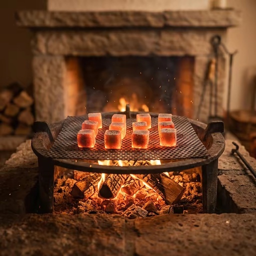 First-Class Coconut Shell Charcoal Blocks for Hookah Use: Steady and Enduring Burn