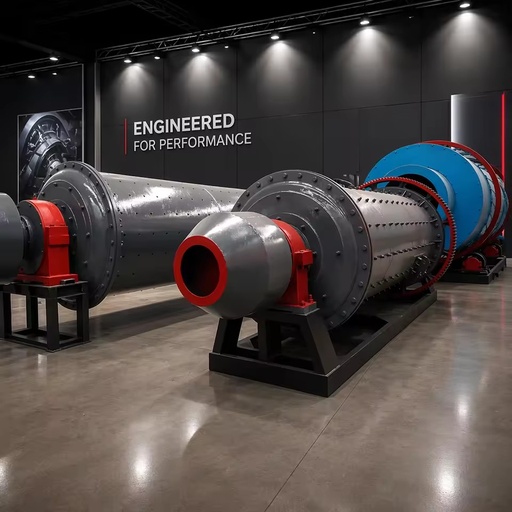 Customized Design Rolling Bearing Dry Ball Mill 2700x4500 26-90tph Potassium Feldspar Grinding Mining Equipment in Stock