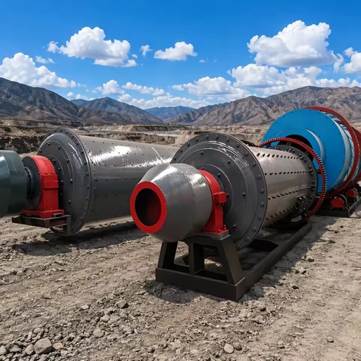 Edge Drive Open Circuit Ball Mill 2700x4500 Wet Continuous 26-90tph Potassium Feldspar Mining Grinding Plant Motor Gear OEM