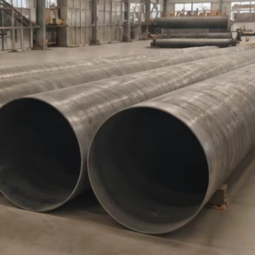 Factory Direct SSAW Steel Pipe ASTM A252 A53 Spiral Welded Carbon Steel Pipe 6-12m Custom Length