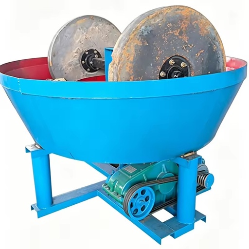 Wet Pan Mill Equipment 1100 CE Certified Dual Roller Gold Separator Safe for Formal Mining Projects