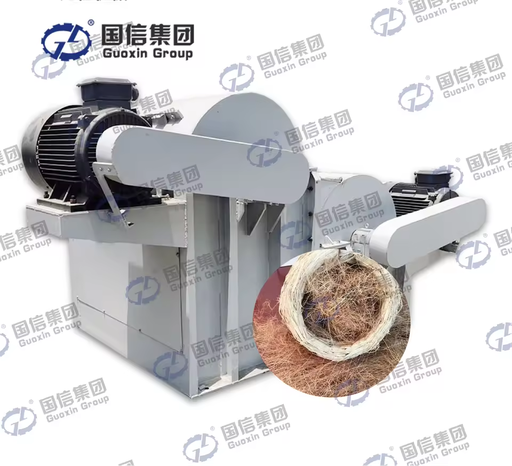 Stable Running Coconut Fiber Separator Industrial Machine with PLC Control and Pump for Husk Fiber Shaping 500kg Capacity