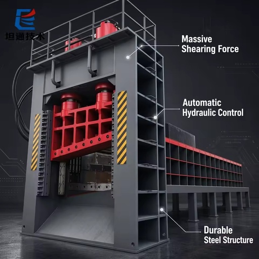 CE Certified Heavy Duty Q91Y Fixed Hydraulic Gantry Shear for Scrap Steel Metal Recycling Plant