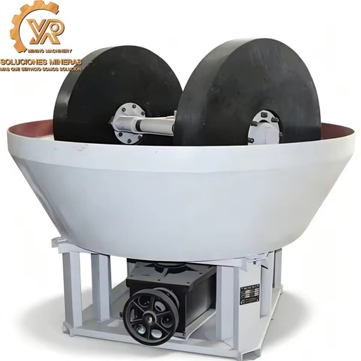 Factory Direct Bottom Discharge Valve Controlled Energy Saving Rock Ore Grinding Wet Pan Mill for Gold Mining Ore Processing