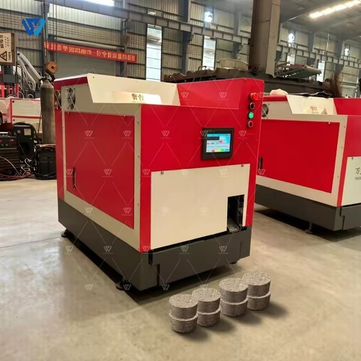 Automatic Hydraulic Scrap Metal Copper Iron Steel Aluminum Chips Briquette Press Machine