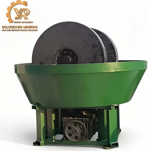 Factory Direct Water Cooled Heat Dissipation Rock Ore Grinding Wet Pan Mill for Gold Mining High Temperature Processing