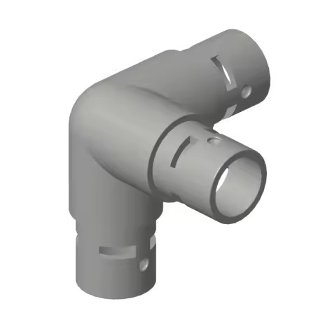 3D Pipe Connector Aluminum Pipe Tube Accessories Joint J40-A07