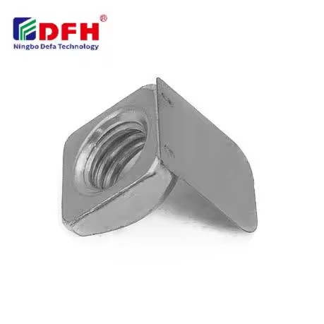 High Quality Steel Trapezia Threaded Sliding Square M5 Tall Fastener Nuts and Bolts for Aluminum Profile with Spring Piece