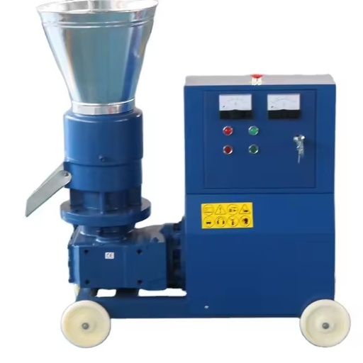 100kg/h Industrial Wood Solid Fuel Sawdust Pellet Making Mill 7.5kW Motor 380V Voltage Automatic Gear Bearing Energy Saving