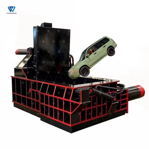 Metal Baling Machine and Briquetting Press Combined for Scrap Cars Iron Chips Recycling