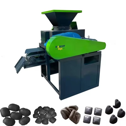 Ball Press Briquette Making Machine High Efficiency 1-30t/h Coal Charcoal for Iron Fluorite Powder Production