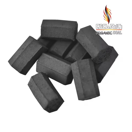 CocoRiki Hookah Charcoal Black Charcoal Made Organic Coconut Shell Eco Friendly Premium Quality 2% Ash Briket Best